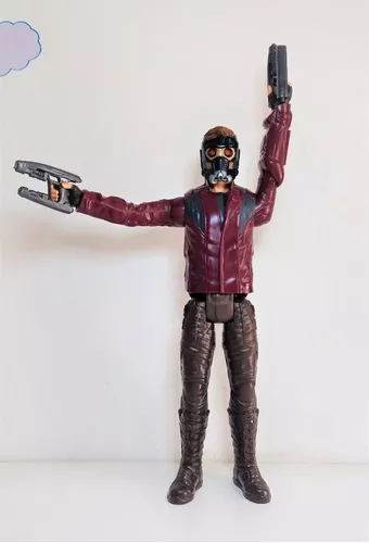 Boneco Star Lord Titan Hero 30cm Figura Guardiões Da Galáxia