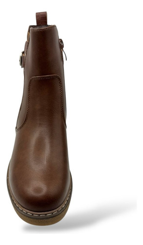 Botines De Mujer Tacón Bajo Cómodos Suaves Invierno 4285