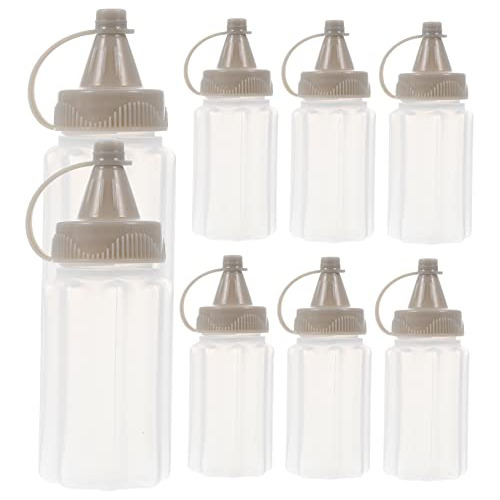 Veemoon 8pcs Jam Squeeze Bottle Salad Dressing Containe...