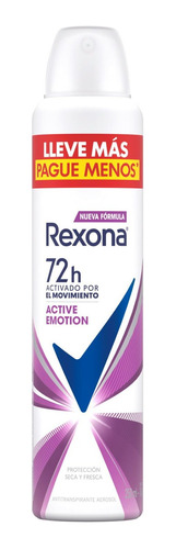 Desodorante Spray Rexona 250 Ml Active Emotion