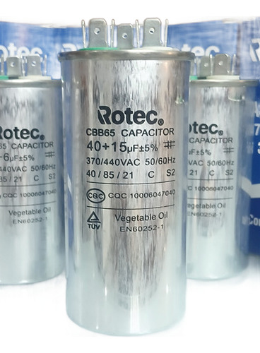 Capacitor 40+15mf Aire Acondicionado