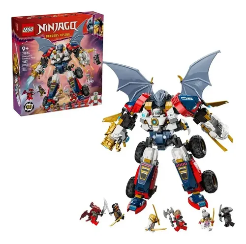Robô Lego Ninjago Combinador Do Zane 4 Em 1 1187 Peças 71834