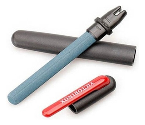 Afilador Victorinox Dual Tipo Lapicera P/ Cortaplumas 4.3323 Color Negro