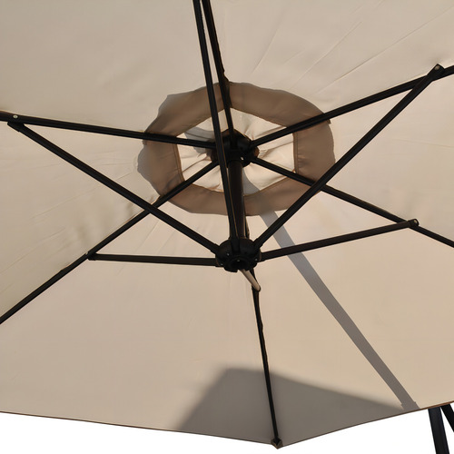 Sombrilla Lateral Sol Playa Jardin Manivela 2.7 Inclinación