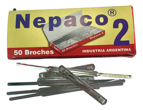 Broche Nepaco Metálico Velox X 50 U (pack X 4 Cajas)