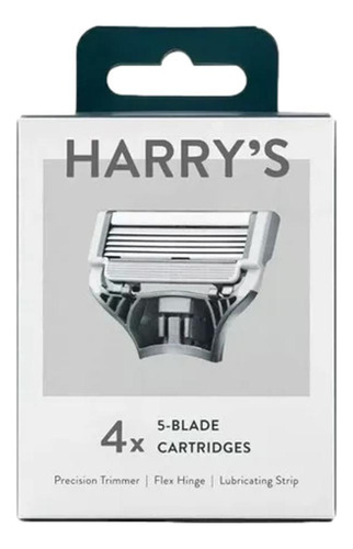 Recargas Lâmina Barbear Harry's - 4 Unidades
