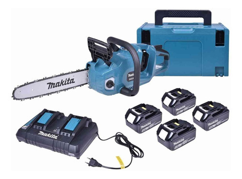 Motosserra Bateria 36v Makita 1100w Duc353 4 Baterias Maleta Cor Azul 220v