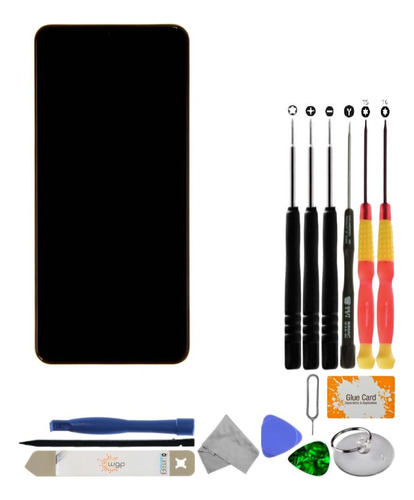 Montaje Lcd Marco Para Samsung Galaxy A12 A125 Oem Service