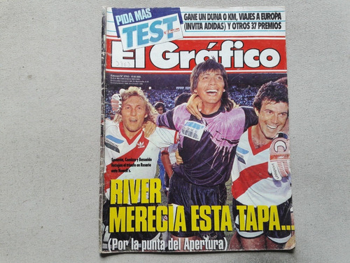 El Gráfico Nº 3763 - River Cruzeiro - Bochini - Boca - Tc