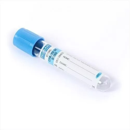 Tubo Prp  Vidro Coleta Citrato  Sódio 4ml 100 Unid  Cral