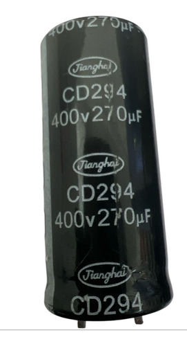 4 Capacitores Usados Jiangha Cd294 400uf 270 Vdc (Usado)