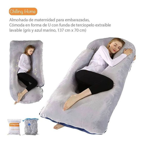 Almohada Forma De U Para Mujeres Embarazadas Chilling Home