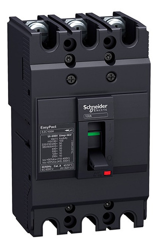 Interruptor Automático Fijo Easypact B 3p 20a Schneider