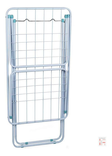 Imagen 7 de 10 de Tendedero De Pie Plegable Acero 8 Mts Ropa Mor - Garageimpo