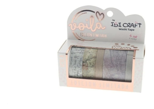 Cinta Washi Tape Decorativa Voila Stamp Estampa Ibi Craft