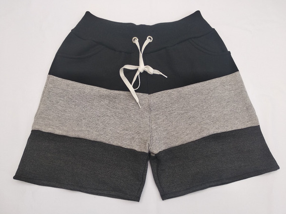 short moletom feminino plus size