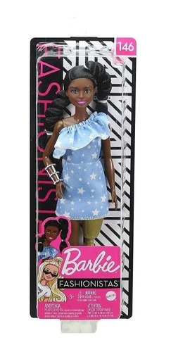 Imagem 7 de 7 de Barbie Fashionista 146 Negra Perna Protética Ms