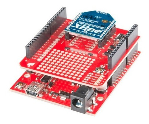 Shield Xbee Arduino Robotica Comunicacion Sparkfun