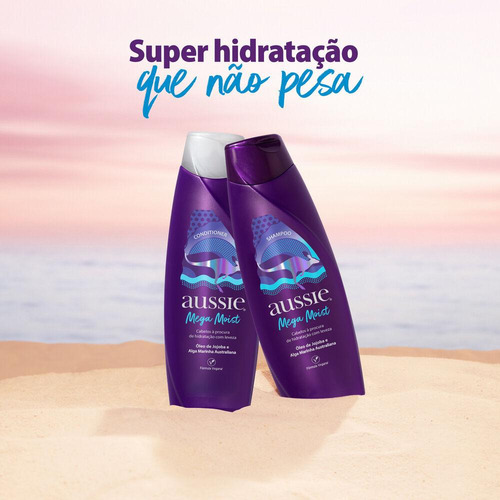 Shampoo Mega Moist 360ml Aussie