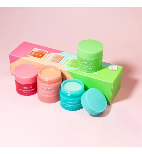 Miniset De 4 Unidades De Bálsamo Labial Coreano Laneige Lip
