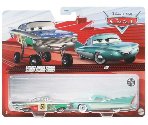 Disney Pixar Cars Flo & Saludos Amigos Ramone 2-pack Mattel