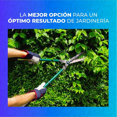 Imagen 6 de 10 de Tijera De Podar Para Cercos Acero Extensible 22-29 Jardin