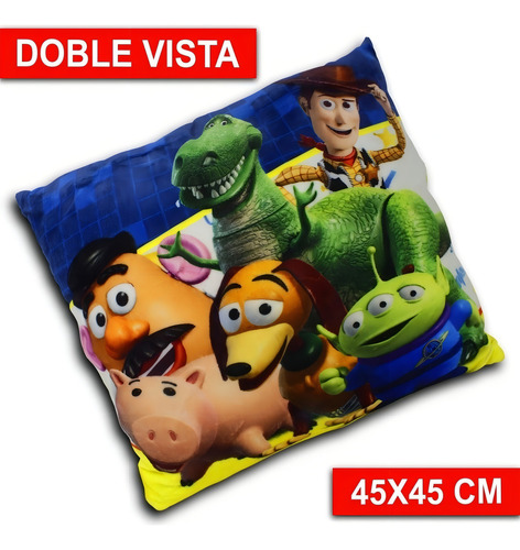 Cojin Decorativo Luminoso Led Prividencia Disney Personajes Color Toy Story Marcianos