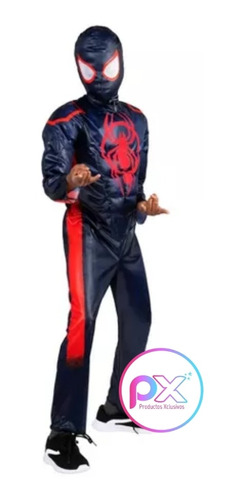 Imagen 1 de 5 de Disfraz Spiderman Miles Morales Hombre Araña Disfraces Niños