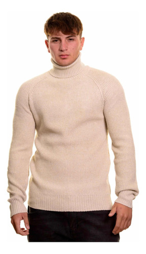 Sweater Cuello Tortuga Chaleco De Lana Beatle Hombre