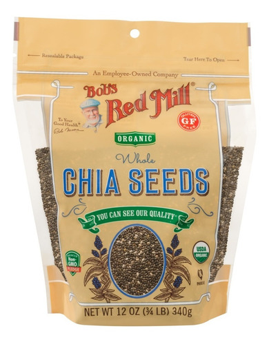 Bobs Red Mill Organic Chia Seeds 340g