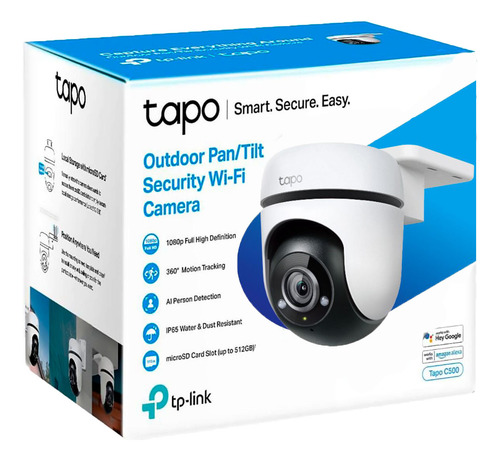 Cámara Vigilancia Wi-fi Tp-link Tapo C500 360° 1080p Fhd