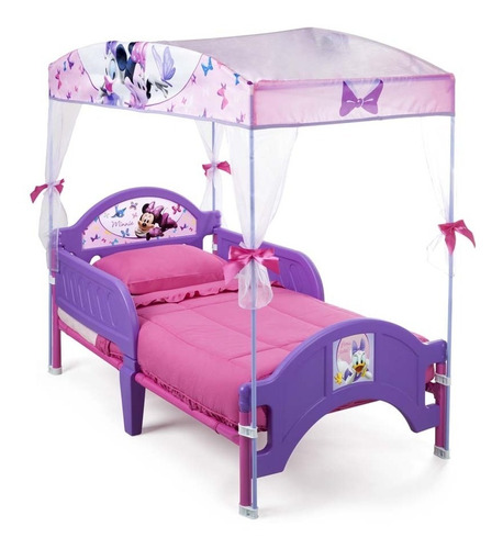 Cama Infantil Con Toldo Minnie Mouse