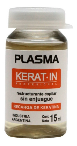 Ampollas Kerat-in Plasma Tratamiento Pelo Restructurante X1