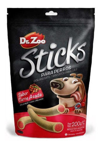 Sticks Dr. Zoo Con Gusto A Carne Asada 200gr