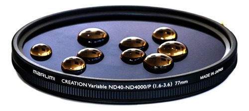 Filtro Densidad Neutra Variable Ø 77mm Nd40/4000 Marumi