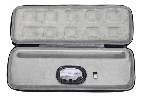 Estuche Transporte Rígido Para Teclado Inalámbrico Logitech