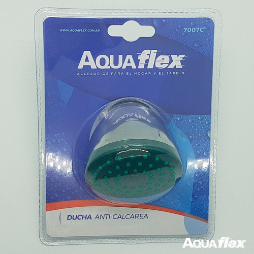 Imagen 2 de 8 de Flor De Ducha Cromada Anticalcarea 7007c Aquaflex