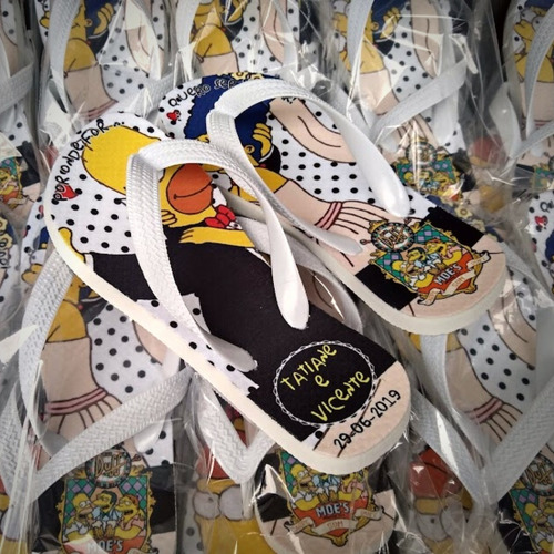Imagem 6 de 7 de Preço De Chinelos Personalizados Para Casamento Simpsons Top