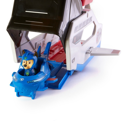 Paw Patrol Ballena Patroller Con Chase Lanzador De Vehiculos