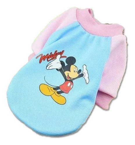 Roupa De Cachorro Pequeno/ Médio - Estampa Mickey 