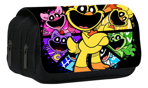 Estuche De Lápices De Doble Capa For Estudiantes De Smiling