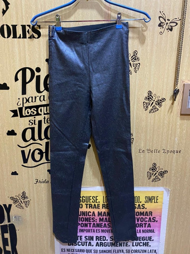 Pantalon Recto Chupin | Brillitos | Elastizado | Gris Oscuro