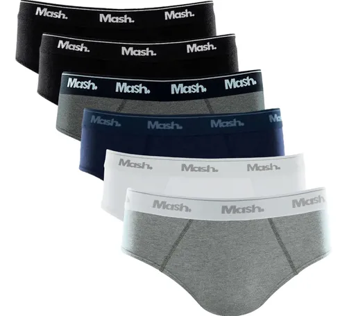 Kit 6 Cuecas Masculino Slip Mash