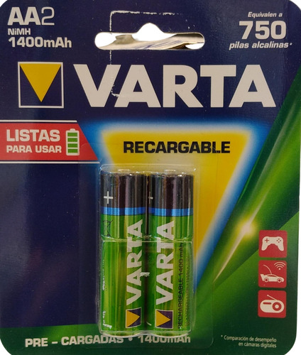 Pila Recargable Aaa (pack X 2) Contacto Electricidad Colon 