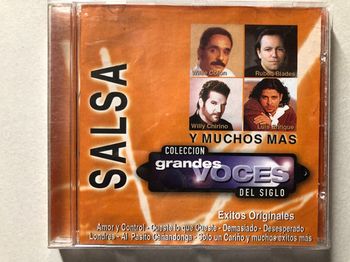  Cd Colección Grandes Voces Del Siglo Salsa. W Colon, Blades
