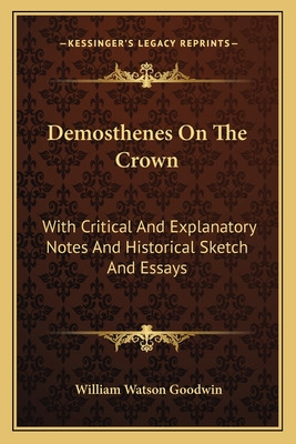 Libro Demosthenes On The Crown: With Critical And Explana...
