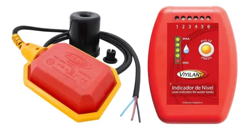 Kit Indicador Nivel De Agua Y Flotante Automatico Tanque