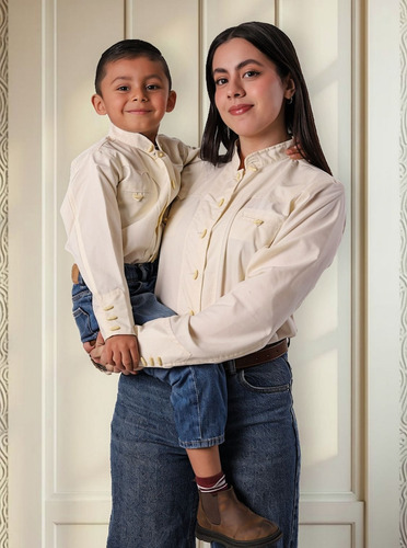Camisa Charra Lisa Para Dama, Gran Herradura