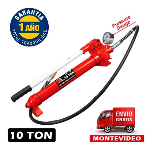 Gato Carrocero Bomba Hidraulica Manual 10 Toneladas Torin