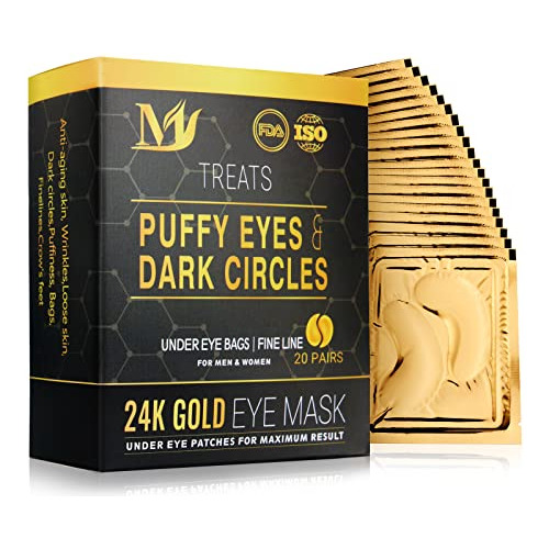 Bajo Los Ojos, 24k Gold Anti-aging Mask, Pads For 2vckt